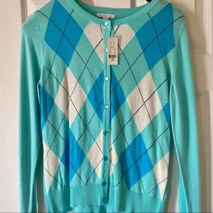 Teal cardigan